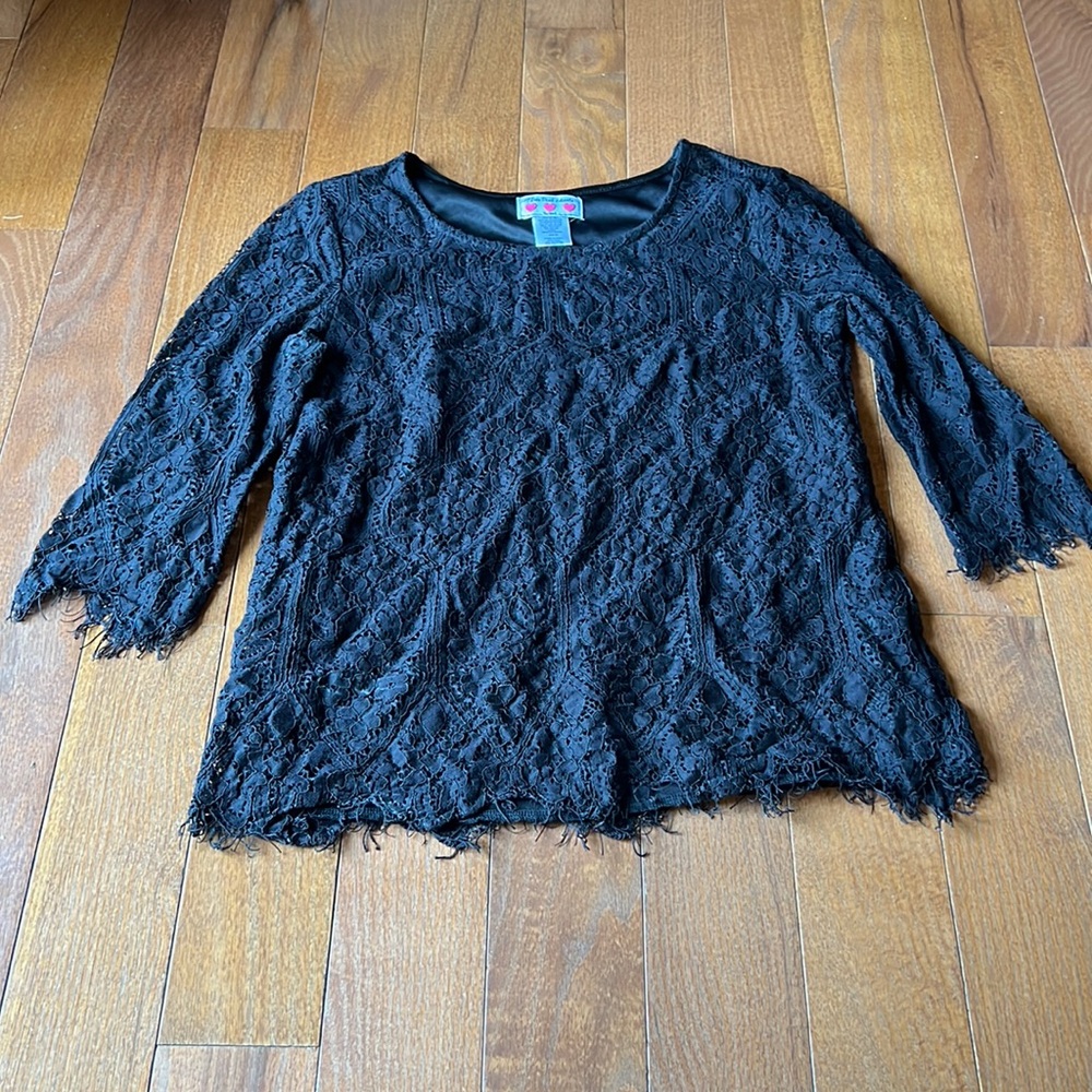 Black Lace Top